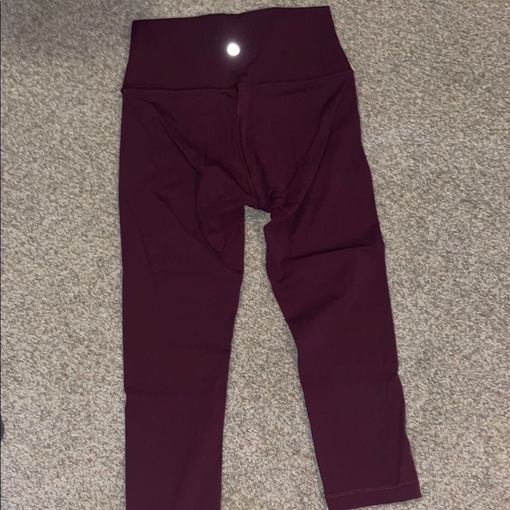 Lululemon Maroon Leggings